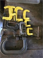 Estate lot of small C clamps