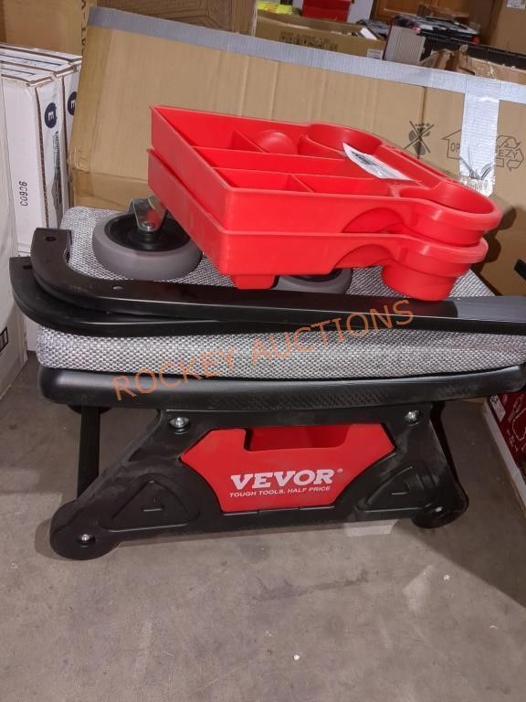 Vevor Rolling Seat with Trays