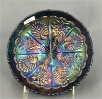 Peacock & Dahlia 6 1/2" IC shaped bowl - blue