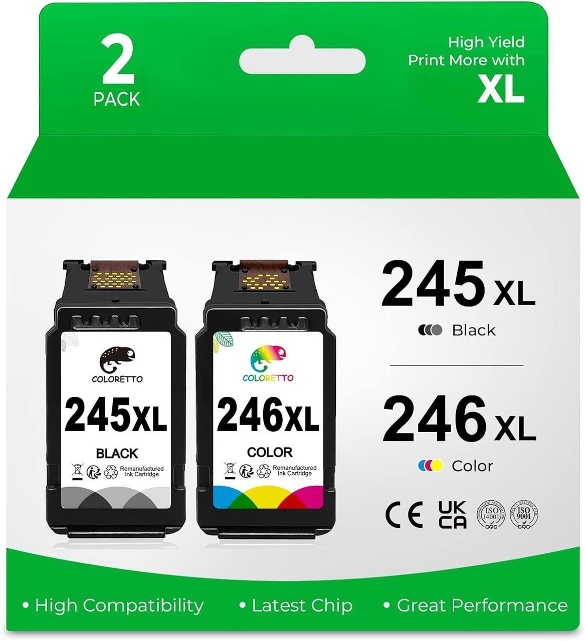 COLORETTO Ink Cartridges 245/246 XL