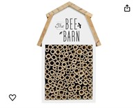 Nature's Way Wooden Bee House for Outdoor Décor,