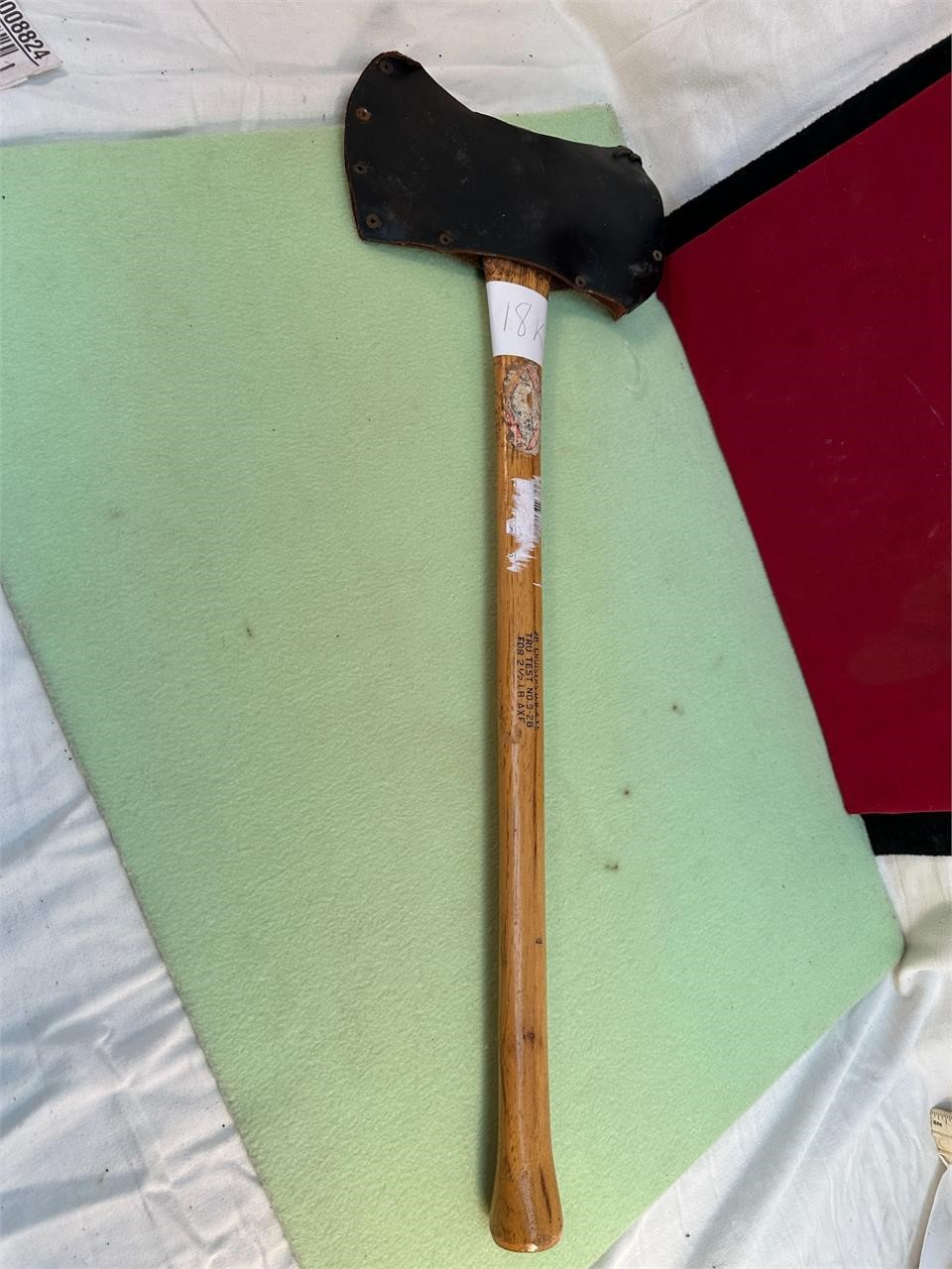 **28" CRUISERS DOUBLE BIT AXE W/LEATHER COVER