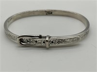 Taxco Sterling Silver Buckle Style Bracelet