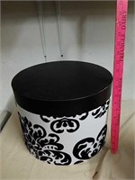 Large decorative hat box