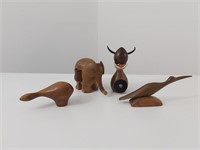 Collection Teak Wood Figurines