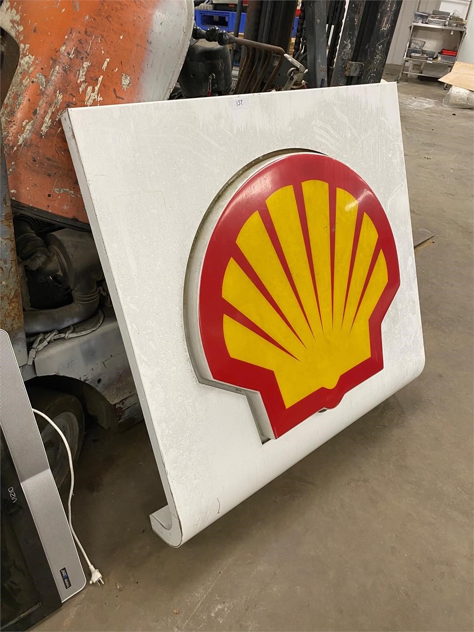 Shell Oil Petrol Station Sign