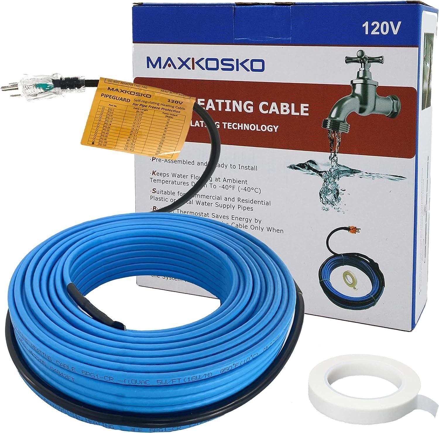 NEW $46 Self-Regulating Heating Cable For Pipes