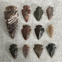 Collection Of Assorted Arrowheads
