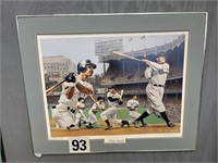 26" X 32" YANKEES SIGNED LITHOGRAPH