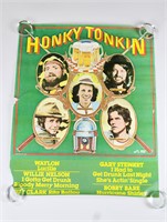 Rare HONKY TONKIN RCA Country Promotional Poster