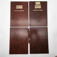 Lincoln Cent Collection Books w/ Coins