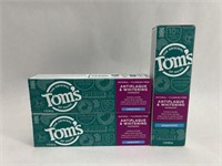 3 Tubes Toms Toothpaste