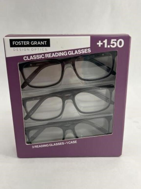 Foster Grant +1.50 Classic Readers