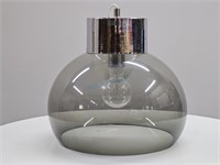 Chrome & Smoked Acrylic Liteform Pendant Light