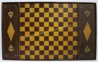 ANTIQUE HAND DECORATED CHECKERBOARD