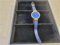 Fossil Women's Madeline Blue Mop Dial Watch