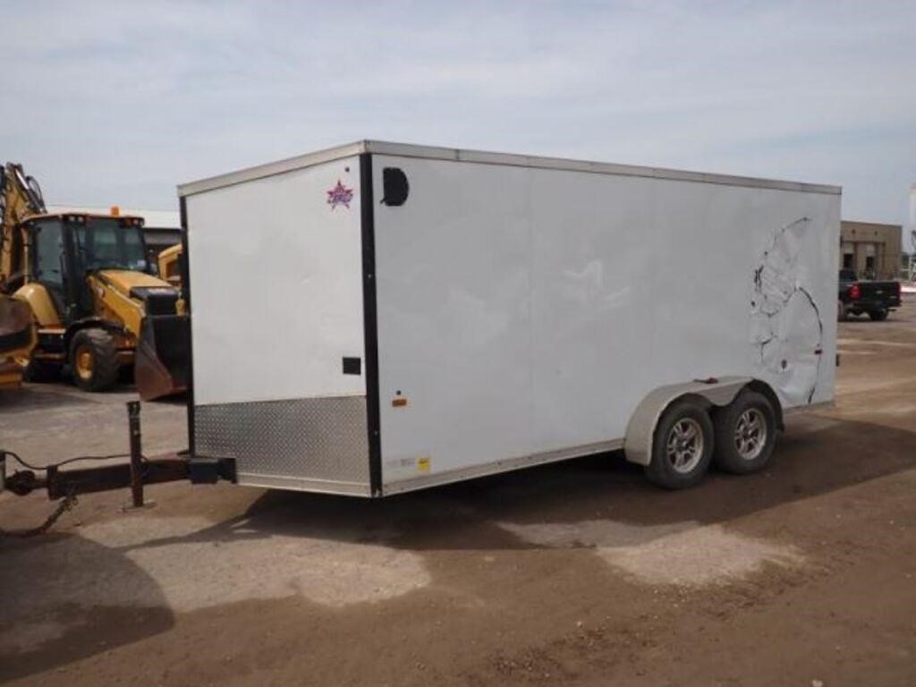 2015 Forest River 16 Ft T/A Enclosed Trailer 5NHUU