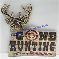 Gone Hunting Sign (16 x 15)