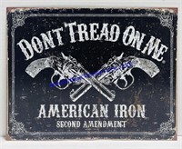 Metal Don’t Tread on Me Sign (16 x 13)