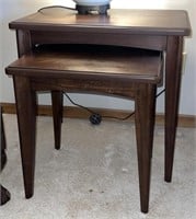 Wood Nesting Side Tables