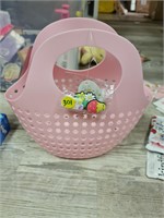 Basket with charms