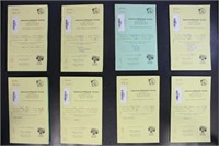 Worldwide Stamps in 33 APS Approval books, mint an