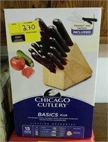 Chicago Cutlery Basics Plus 15 Piece Block Set