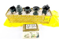 Ting, Tun, Tou, Pu, Chia Chinese Decorative Metal