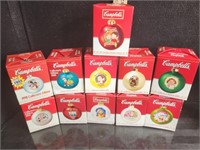 11 Assorted Campbell's' Soup Christmas Ornaments