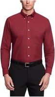 (N) Van Heusen Men's Dress Shirt Regular Fit Oxfor