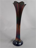 Carnival Glass Vase 11.5"