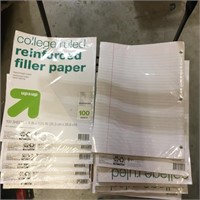 1200 PCS COLLEGE RULED REINFORCED FILLER PAPER  8