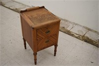 Wooden End Table w/ Drawers