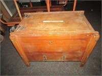 Antique wood crate. 19"x22"x29.25"