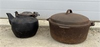 Iron Kettle & Pot