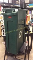 Rubbermaid Slim Jim Recycling Trash Can 30x10