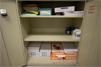 Contents of Cabinet, Office Supplies