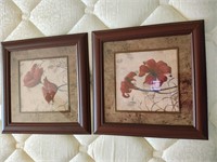 Pair of Framed Floral Prints