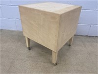 Small Rolling Plywood Stand