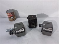 2 ciné-caméras Yashica-8mm + 1 caméra Voigtlander