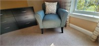 2PC-SIDE CHAIR W/PILLOW