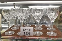 Set of (12) Wine Glasses: