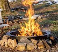 Gisfai 36 inch Fire Pit Ring for Outside