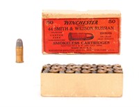 WINCHESTER 44 SMITH & WESSON RUSSIAN ANTIQUE AMMO