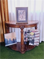 Half Round Table, 9/11 Remembrance Books & Art