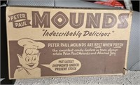 Vintage Advertising Mounds Candy Bar Box