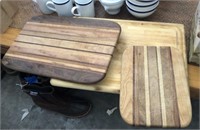 (3) Wood Cutting Boards