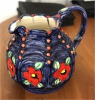 11in Handcrafted Water Pitcher Ceramic