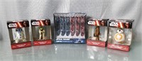 4 Hallmark Star Wars Ornaments and Box of