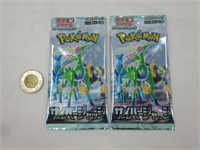 2 pack neufs de cartes Pokémon Japonaise
